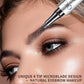 τρισδιάστατο αδιάβροχο Microblading μάνδρα φρυδιών 4 μολύβι δερματοστιξιών άκρης πιρουνιών (2 τεμάχια)